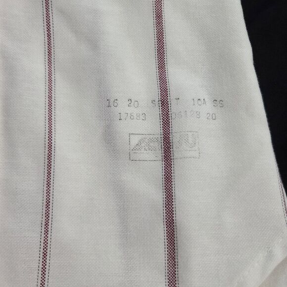 Enro Mens Button Up Shirt Multicolor Size 16 Cotton Blend Short Sleeve Collar - Picture 12 of 12